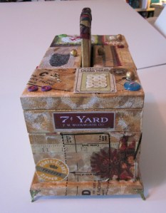 Sewing box left side