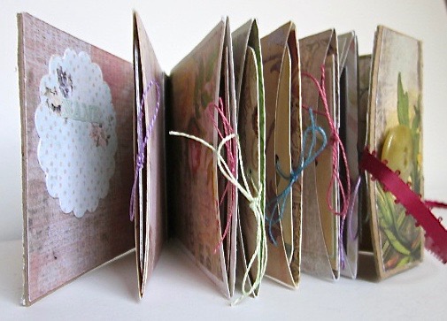 Floral-themed book of pockets.